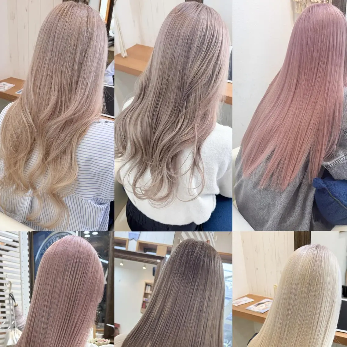 ロング ンジハ えみのヘアスタイル