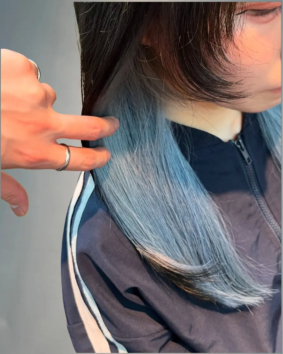 ロング カラー カット ヘアカラー 《髪質改善 UN BLEACH》のヘアスタイル