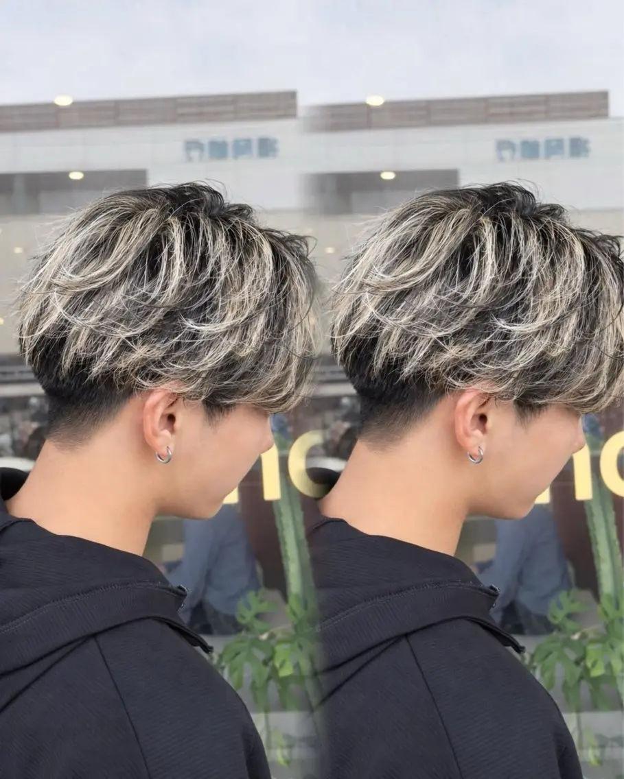 🔥メンズ人気No.1 キャップメッシュ+オンカラー✨️の写真
