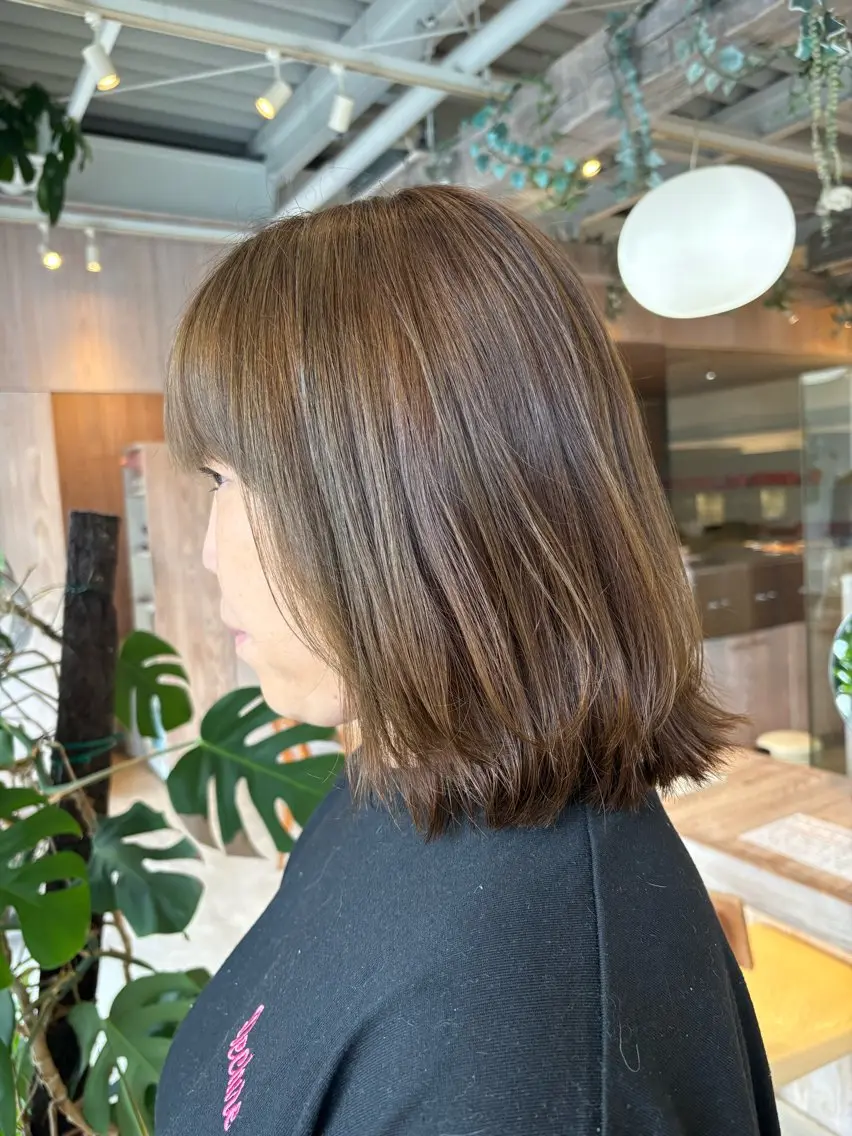 ショート ボブレイヤー ボブ レイヤーカット OXCREATION kanaのヘアスタイル