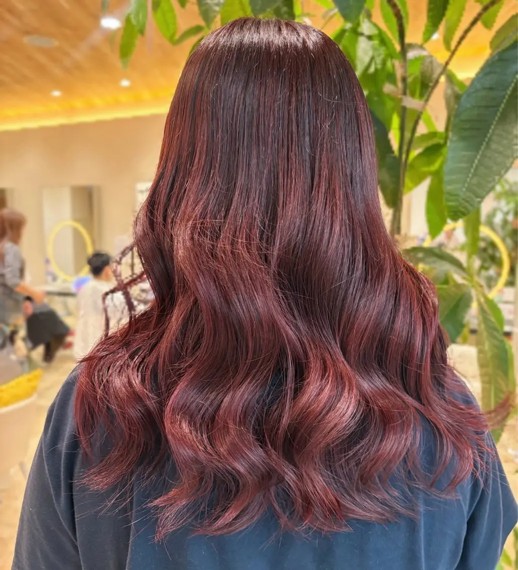 カラー ヘアカラー 🎀 暖色/ツヤ髪 🍓/ Konoeのヘアスタイル