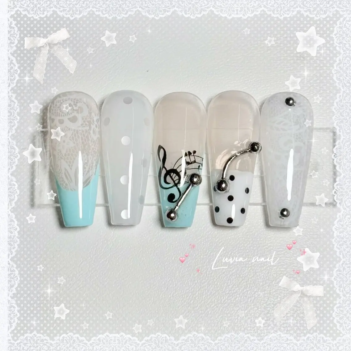 ネイル ハンドネイル 🎀Luvia ワンホンネイル💫のネイルデザイン