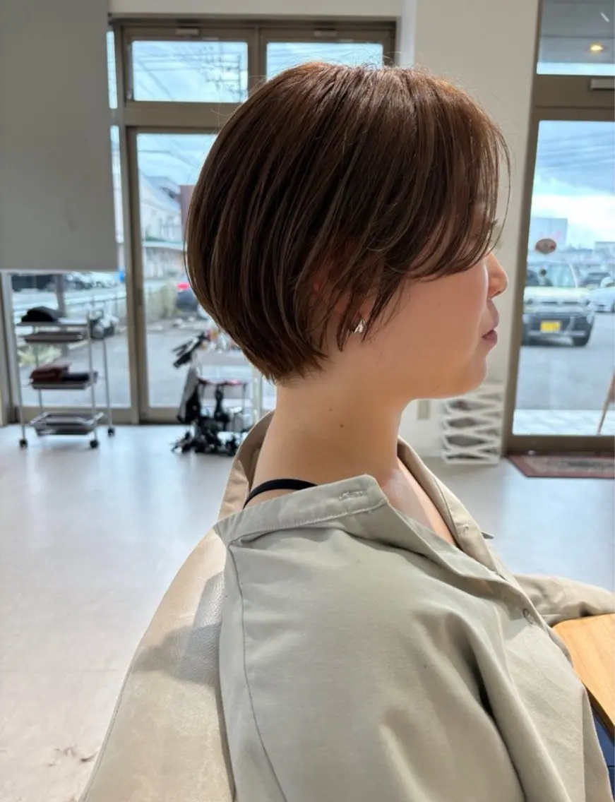 ショート 透明感カラー/ボブ 高野菜瑠のヘアスタイル