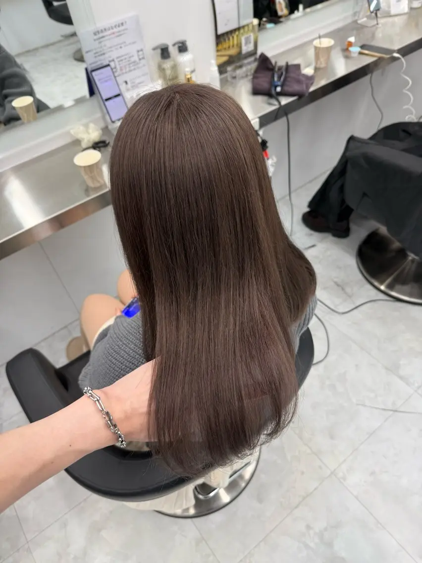 🤎透明感抜群ブラウンカラー🤎ライトニングダブルカラー+炭酸泉spaの写真
