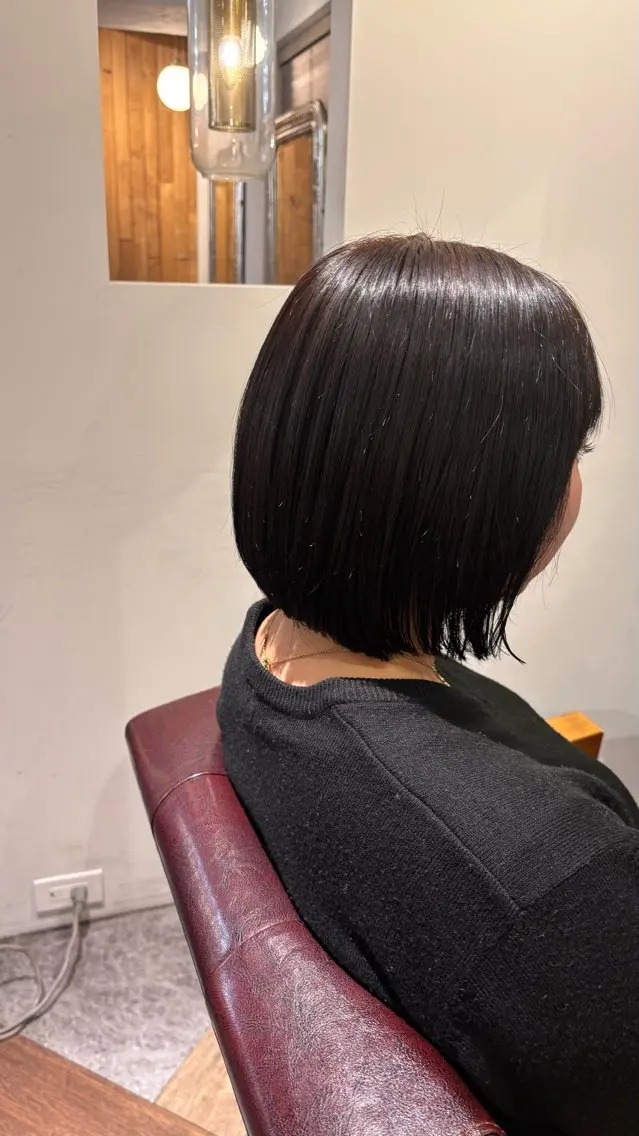 ミディアム ボブ 平出 千尋のヘアスタイル