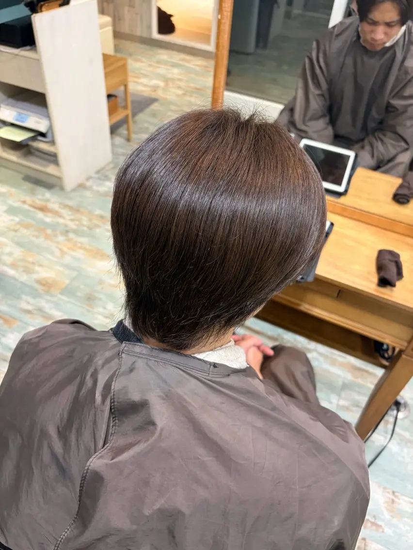 メンズ ヘアカラー 艶髪特化✨縮毛矯正 🎀崎山莉里香のヘアスタイル