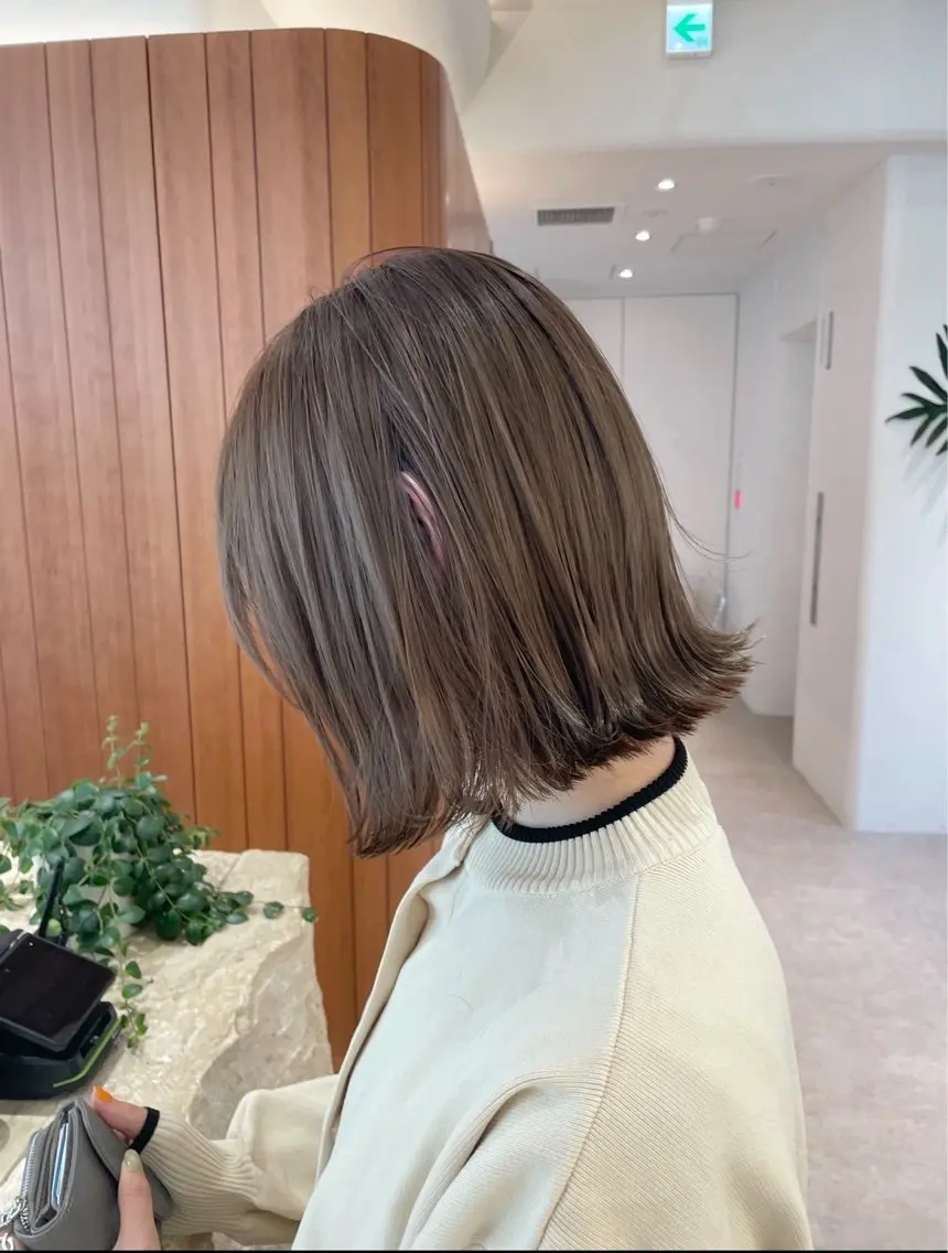 ショート カラー カット ヘアカラー トリートメント 【渋谷】ボブ・ レイヤーボブ特化✂︎のヘアスタイル