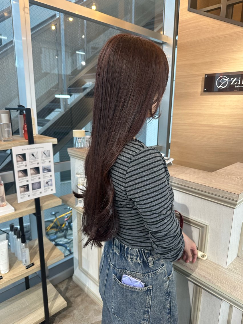 ロング カット ヘアカラー トリートメント 🌿髪質改善🌿艶髪 透明感🌙karenのヘアスタイル