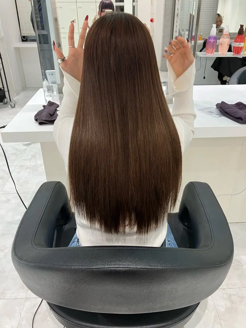 ロング カラー ヘアアレンジ 💓ブリーチ特化 透明感💓あい💓のヘアスタイル