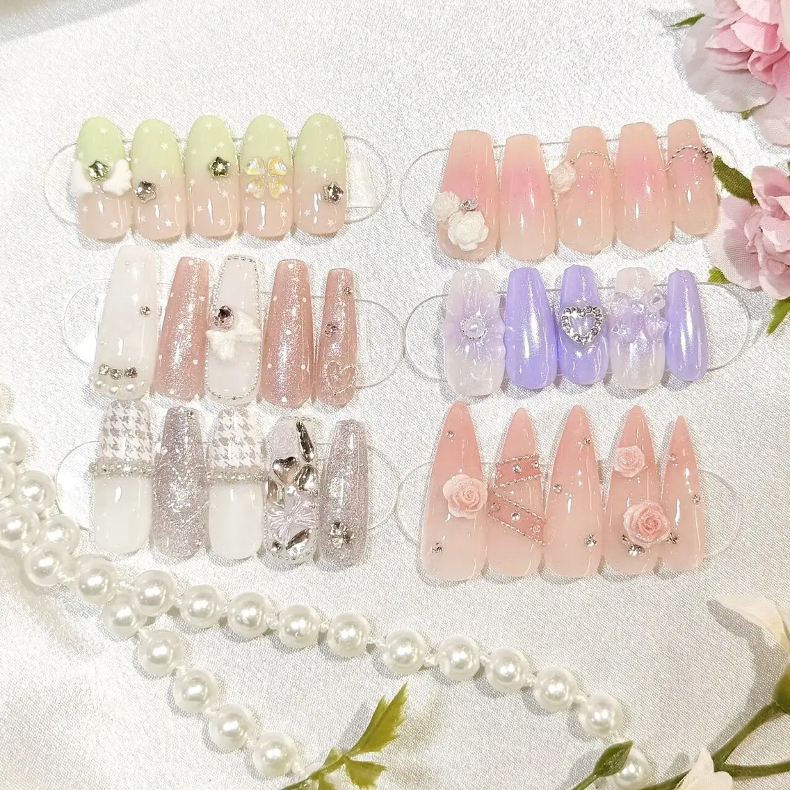【自爪】春ネイル🌸サンプルから選びコース¥7900の写真