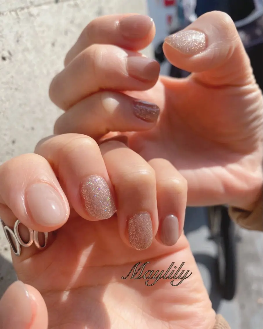 ネイル フラッシュネイル ワンカラーネイル Nail salon Maylilyのネイルデザイン