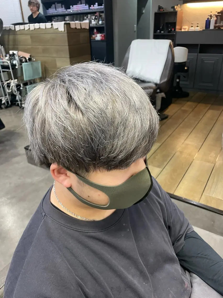 カラー メンズ ヘアカラー 物永 大知のヘアスタイル