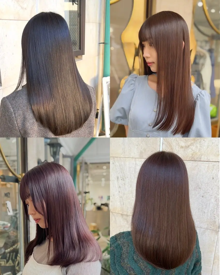 ミディアム 艶カラー🦖 🤍SARAのヘアスタイル