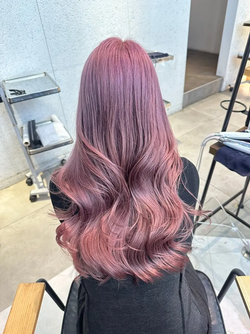 ロング ヘアカラー 韓国ヘアメンズ・レデ ィース特化ミクのヘアスタイル