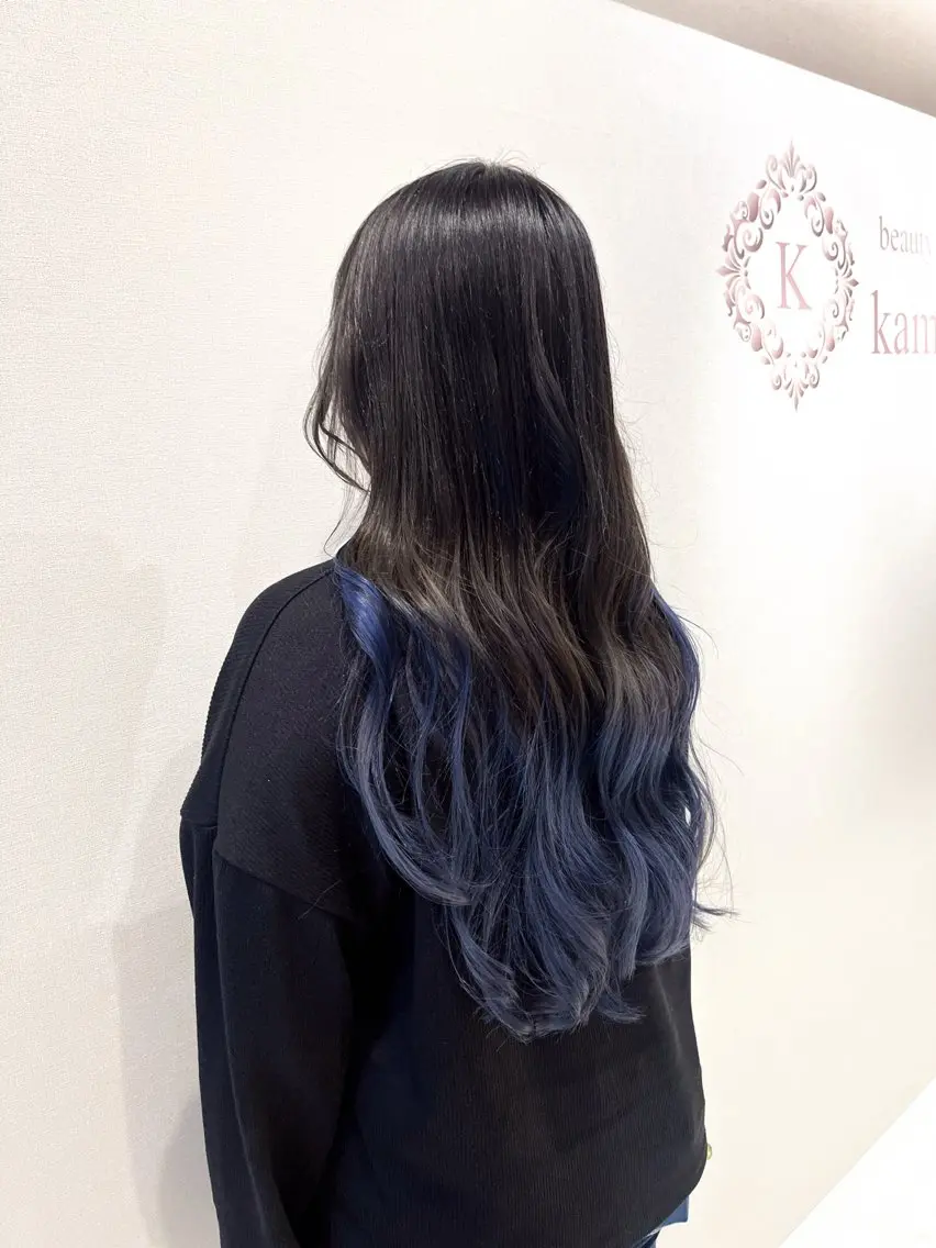 ロング カラー 川村 夏のヘアスタイル