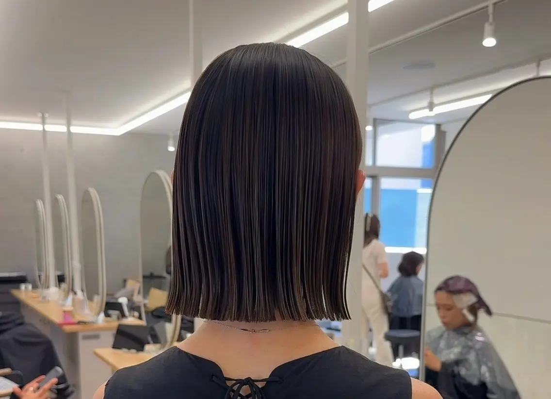 ショート カラー 透明感カラー グレージュ ボブ 透明感カラー 🎀まりねのヘアスタイル