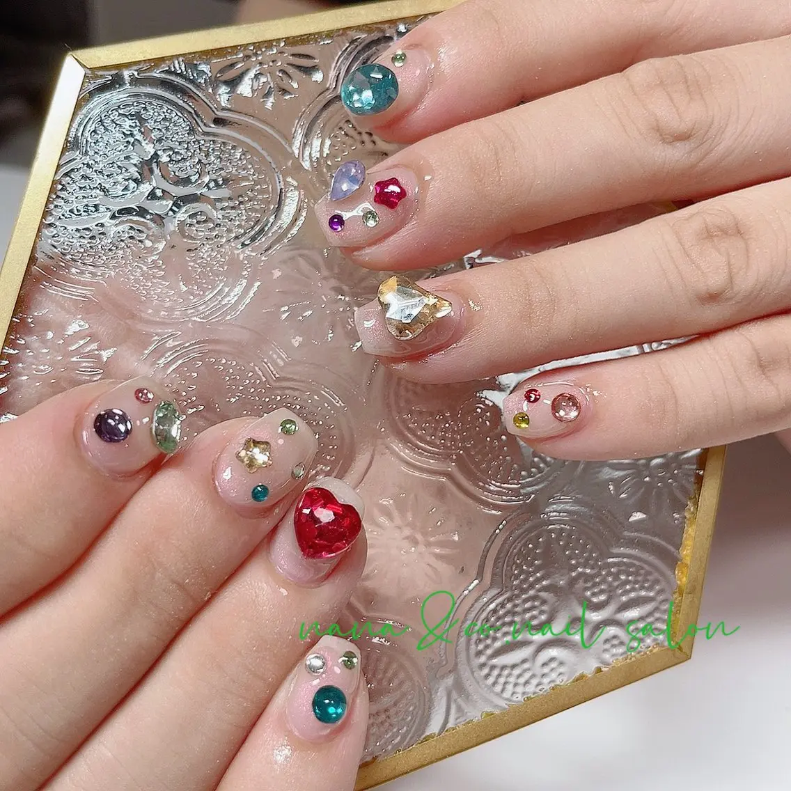 【Hand】120分コース豪華持ち込みデザイン8980大きパーツ8本までの写真