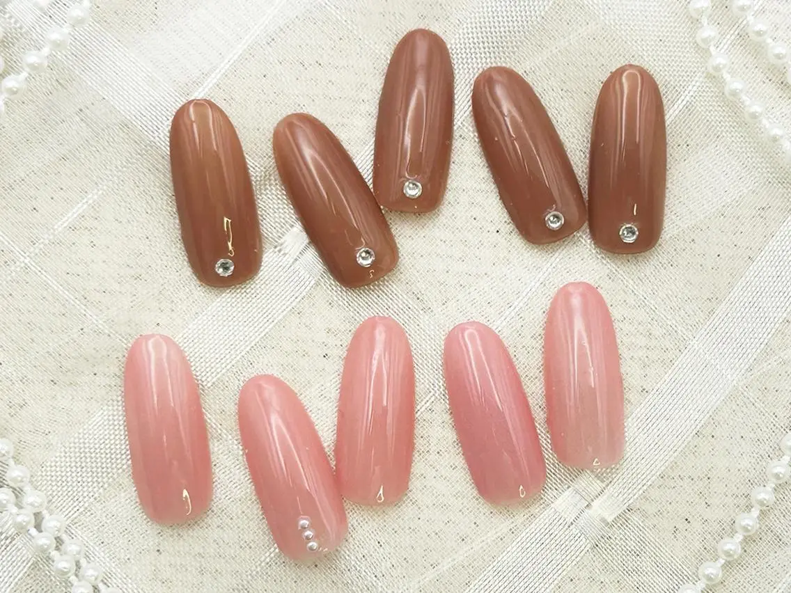 ネイル ハンドネイル orbe 芳長のネイルデザイン