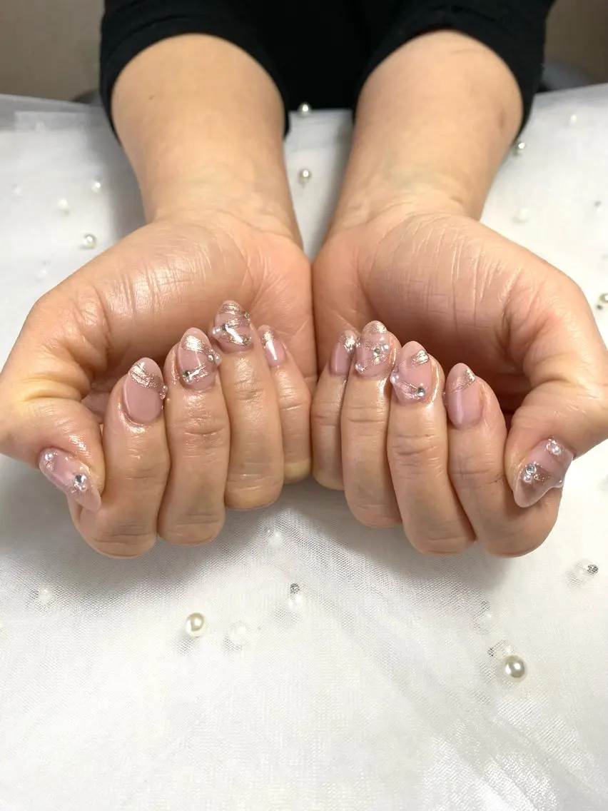 ネイル リボン Nail mimi．のネイルデザイン