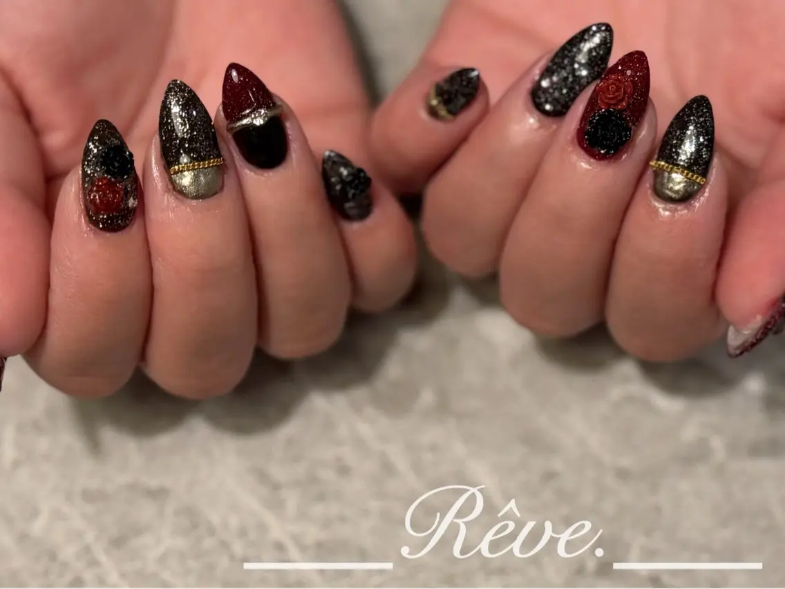 ネイル Reve. 黒澤のネイルデザイン