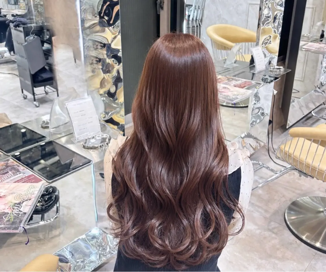 ロング 🎀池袋🎀透明感 🩵カラー🫧ななみのヘアスタイル