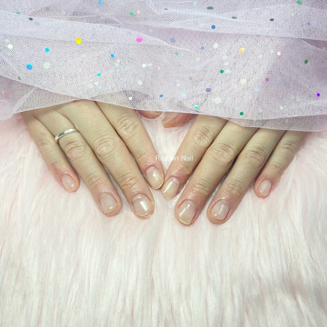 ネイル クリアネイル マットネイル Nail Ambra 小山のネイルデザイン