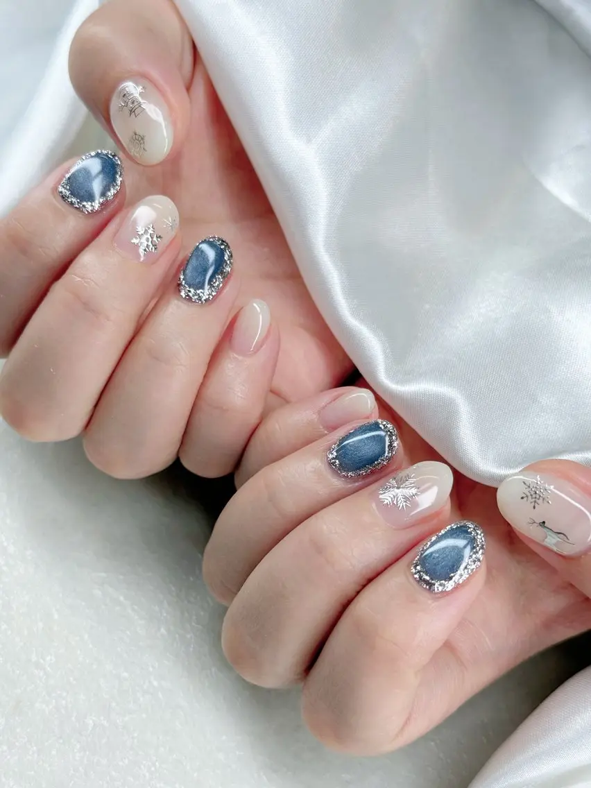 ネイル ハンドネイル Agate miku🎀‧₊のネイルデザイン