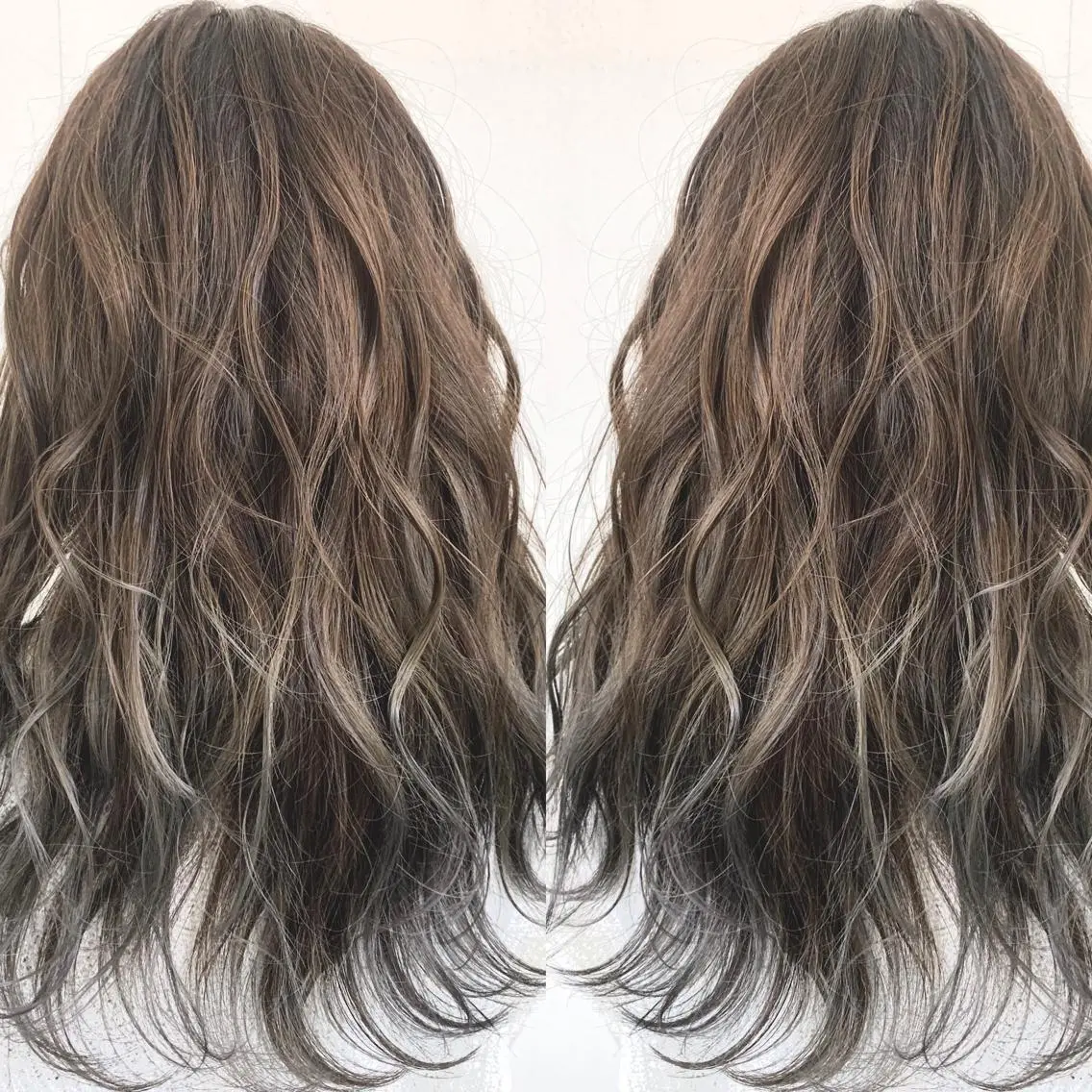 セミロング 穐田 司樹のヘアスタイル