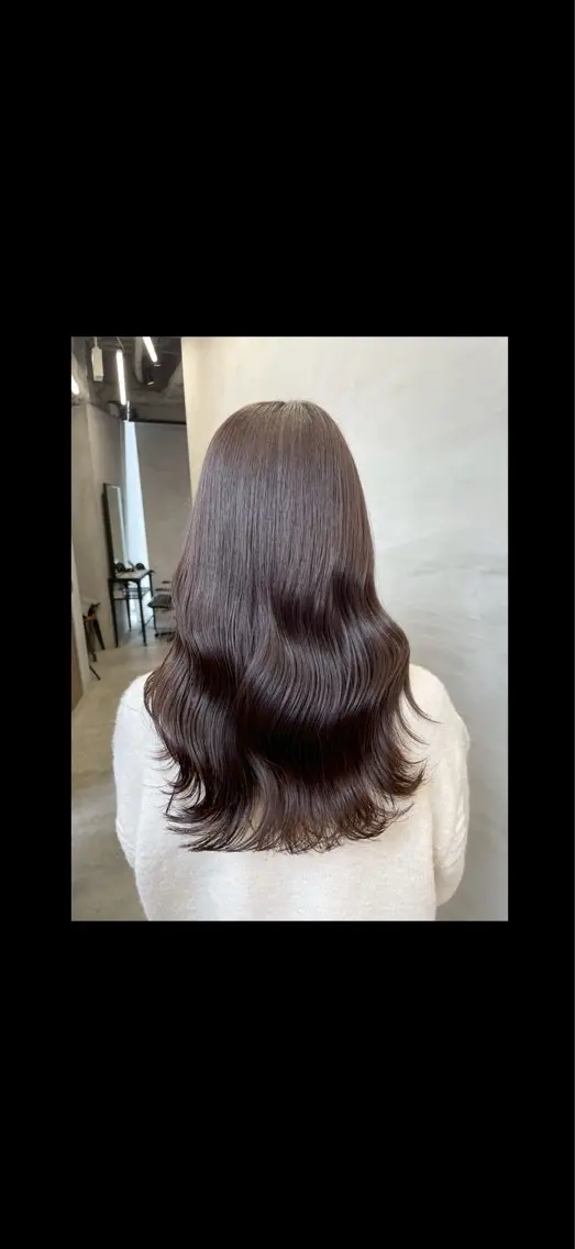 ロング カラー カット ヘアカラー トリートメント 透明感🎀艶髪 💞まいか🎶のヘアスタイル