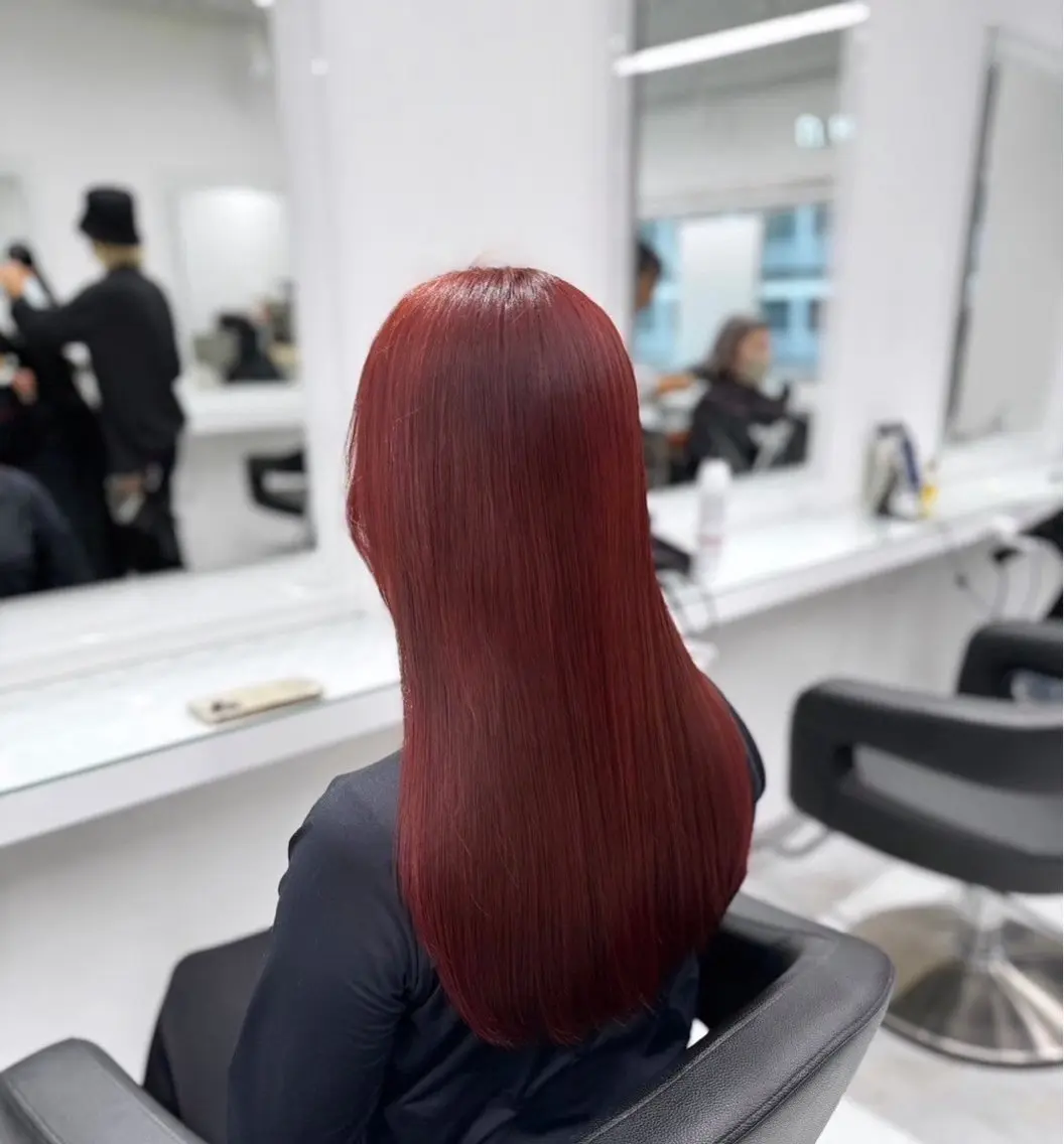 ロング カラー 🤍韓国大人っぽ ベージュMAI🤍のヘアスタイル