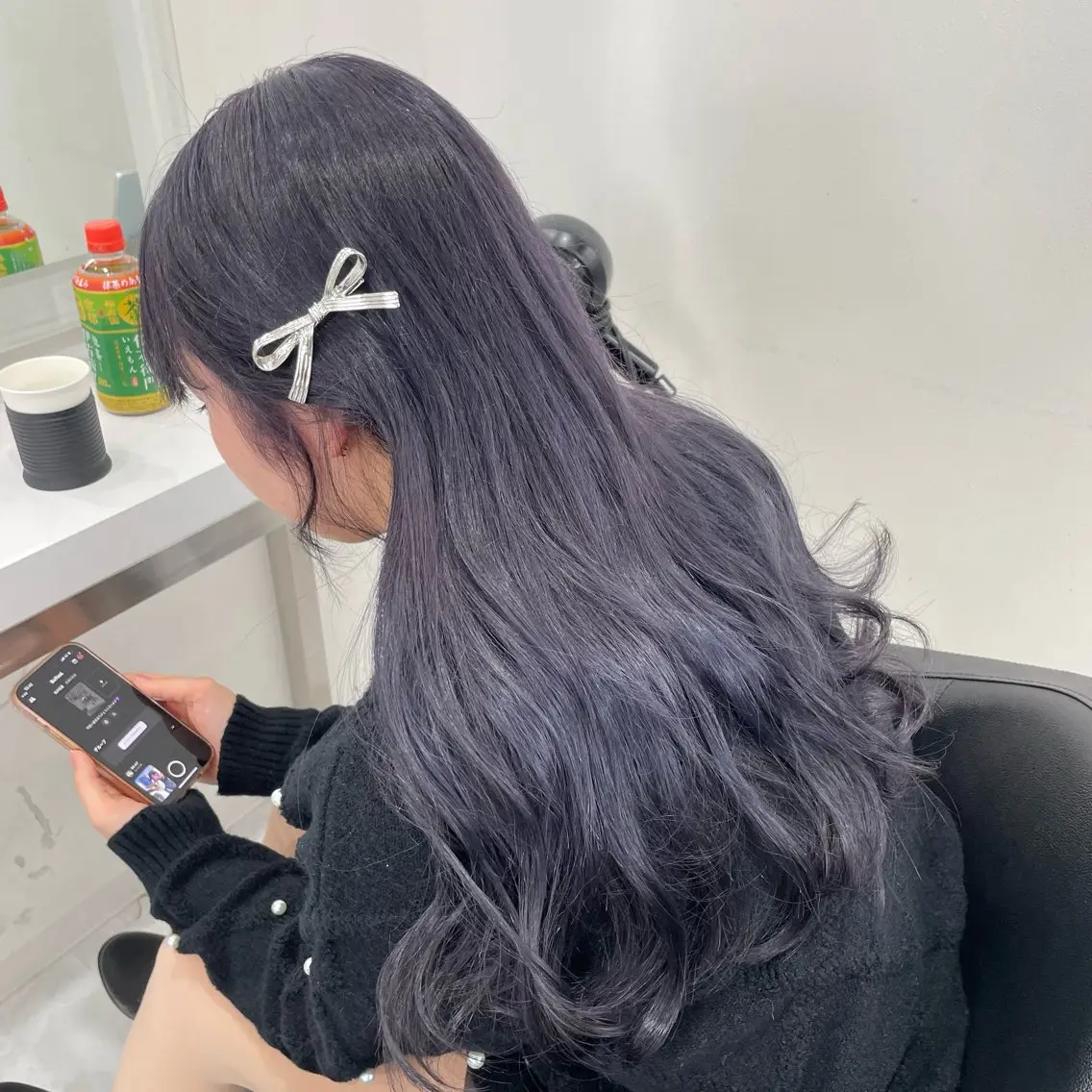 ロング カラー ヘアカラー トリートメント 大人っぽ韓国🤍ブリ ーチ/mitsukiのヘアスタイル