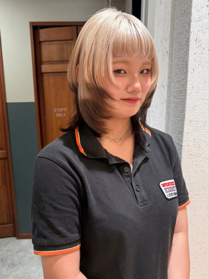 ミディアム カラー カット ヘアカラー トリートメント mai / linoah˚✧のヘアスタイル