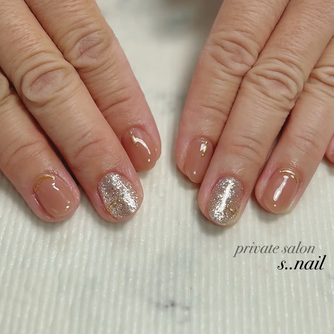ネイル シンプルネイル ハンドネイル フットネイル s..nail / MORITAのネイルデザイン