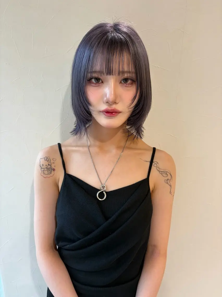 カラー 【暖色ハイトーン】 HARUNA🌼のヘアスタイル