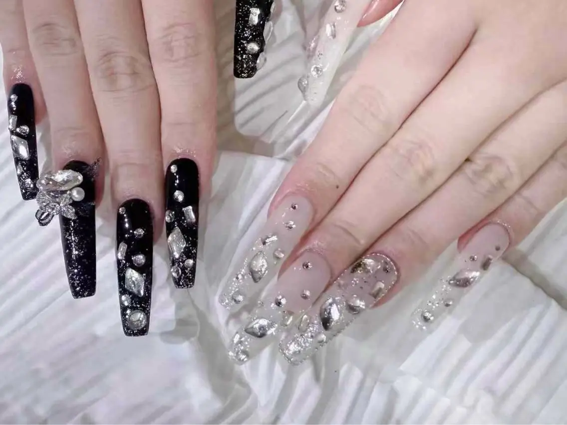 ネイル アートネイル フットネイル ジェルネイル ハート マグネットネイル Babarla nailのネイルデザイン