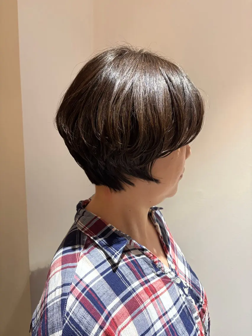 ショート 丸みショート ショートヘア 石平 暖のヘアスタイル