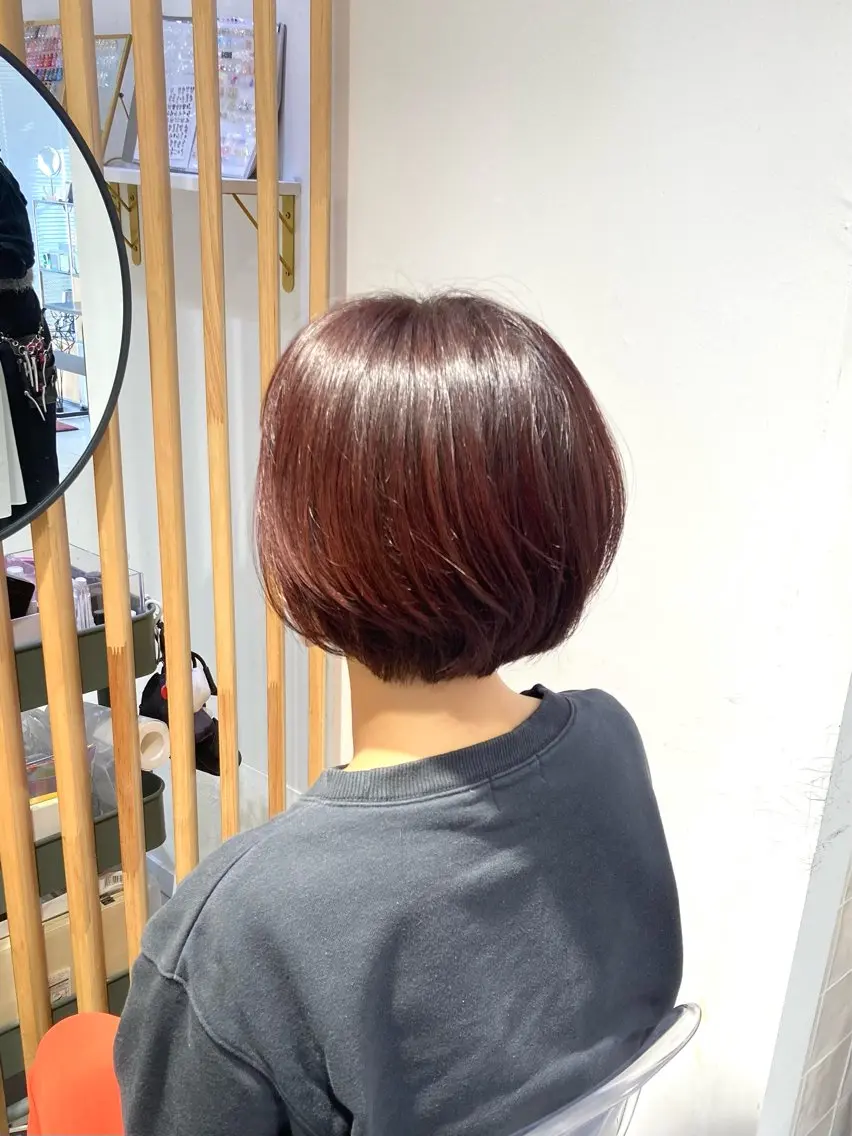 ショート カラー カット ヘアカラー トリートメント 🫧ゆうき🪽 髪質改善/ハイライトのヘアスタイル