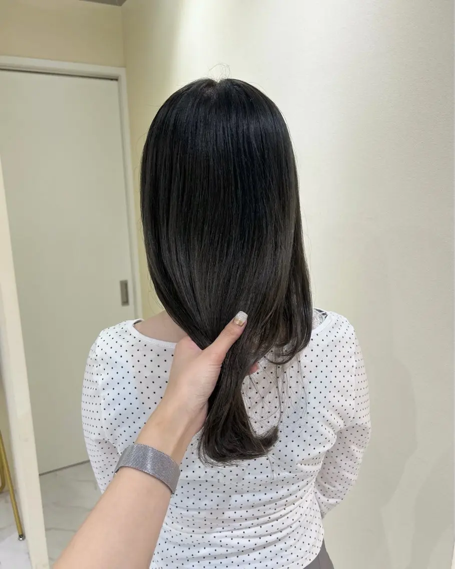 セミロング カット ヘアカラー トリートメント toa👒/レイヤー /ナチュラルのヘアスタイル
