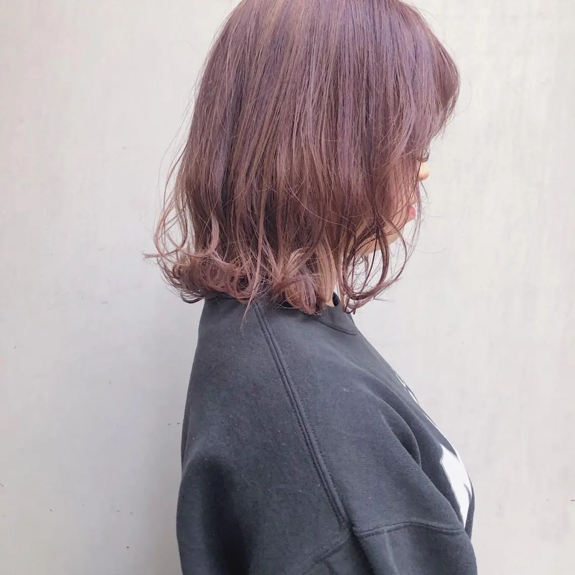 ミディアム カラー ピンクカラー カット ヘアカラー トリートメント 山中 直輝のヘアスタイル