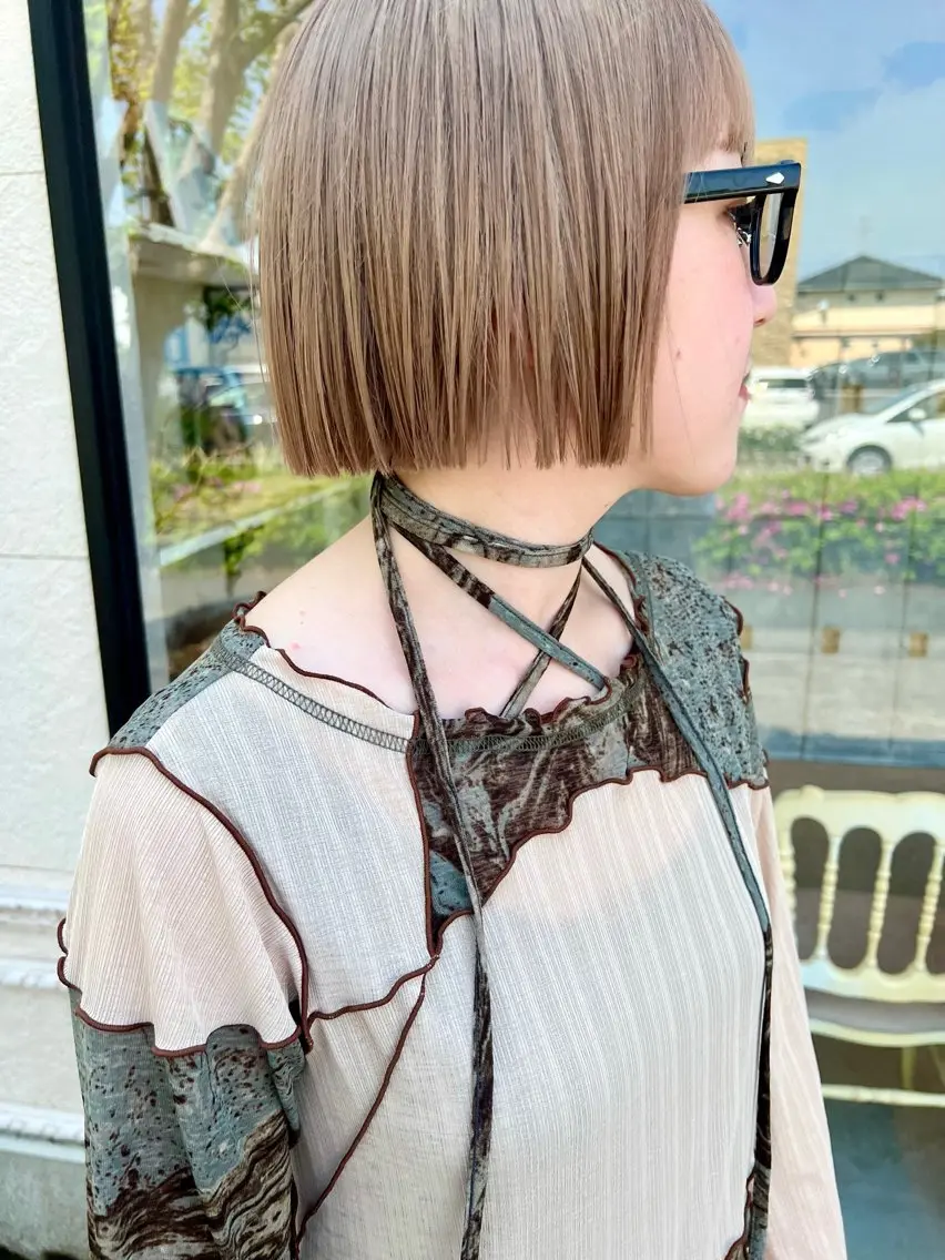 ショート ボブ Emma hair plus 🌿REIのヘアスタイル