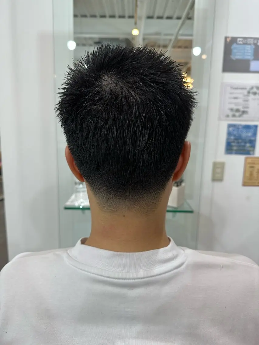 メンズ カット 我満 宏映のヘアスタイル