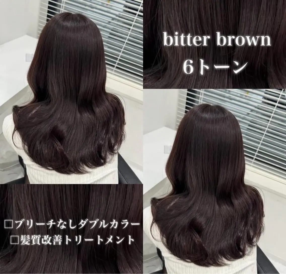 カラー 🤍ブリーチなし ブラウンhimi🤍のヘアスタイル