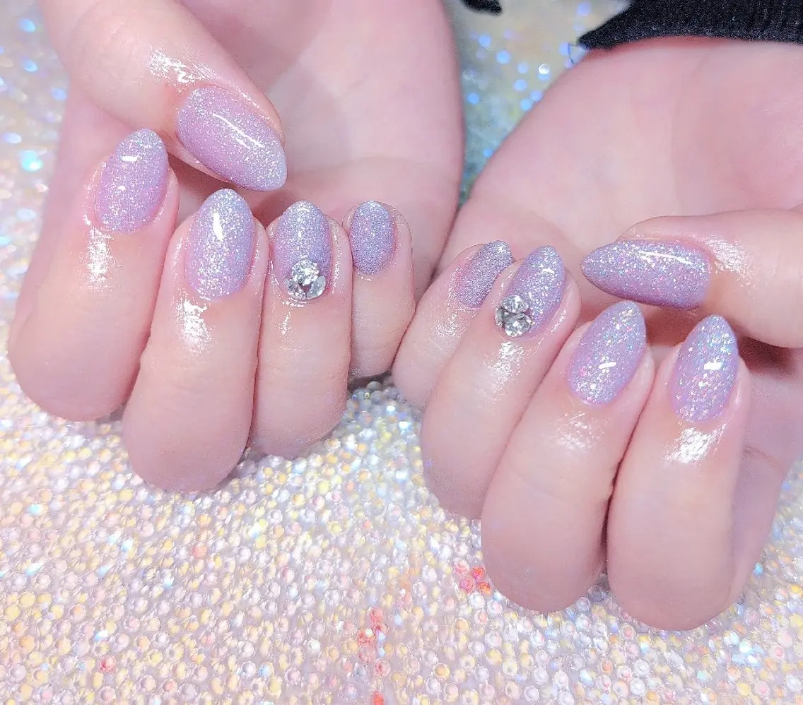 ネイル 長さ出し ジェルネイル 韓国ネイル マグネットネイル ニュアンスネイル ハンドネイル I LOVE ME NAIL.｡.:*♡のネイルデザイン