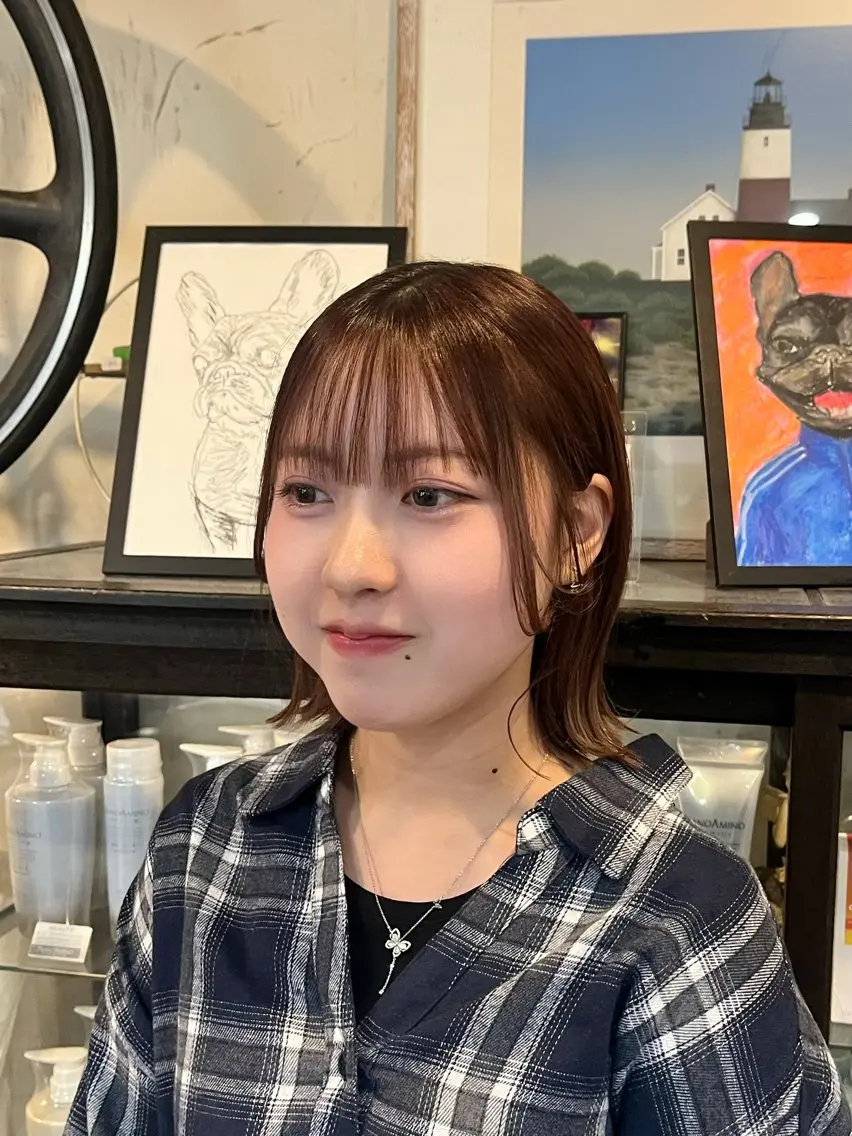 ショート 松原 樹里のヘアスタイル