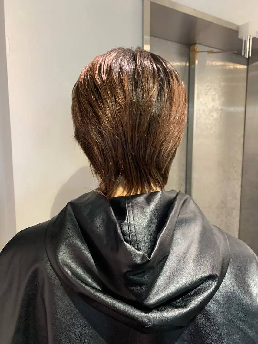メンズ 抜け感ダブルカラー miyukiのヘアスタイル