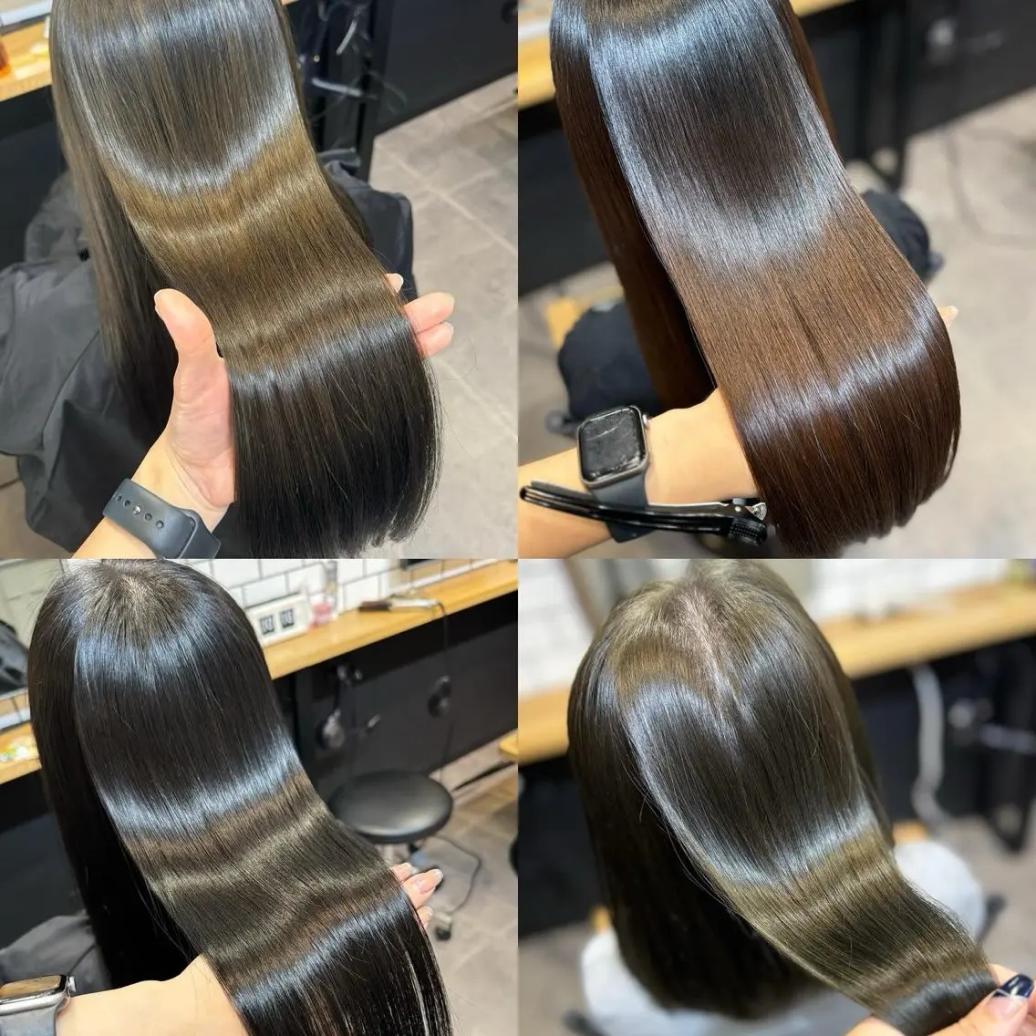 セミロング 髪質改善 似合わせカット 縮毛矯正 トリートメント 吉祥寺プルエクステ 🌟Hiraiのヘアスタイル