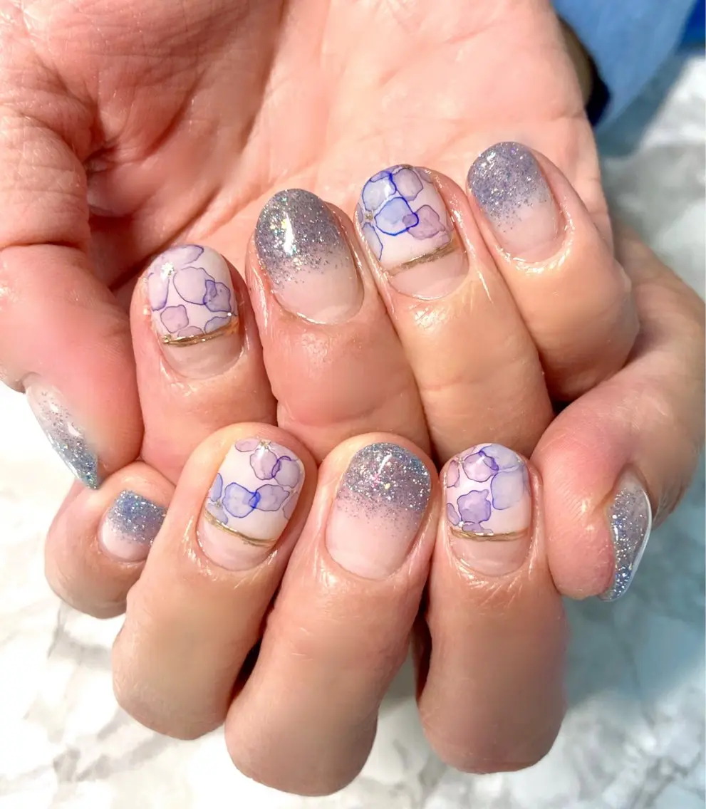 ネイル アートネイル nail salon アルストロメリアのネイルデザイン