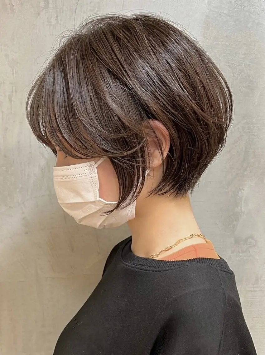 ショート 深谷 侑亮のヘアスタイル