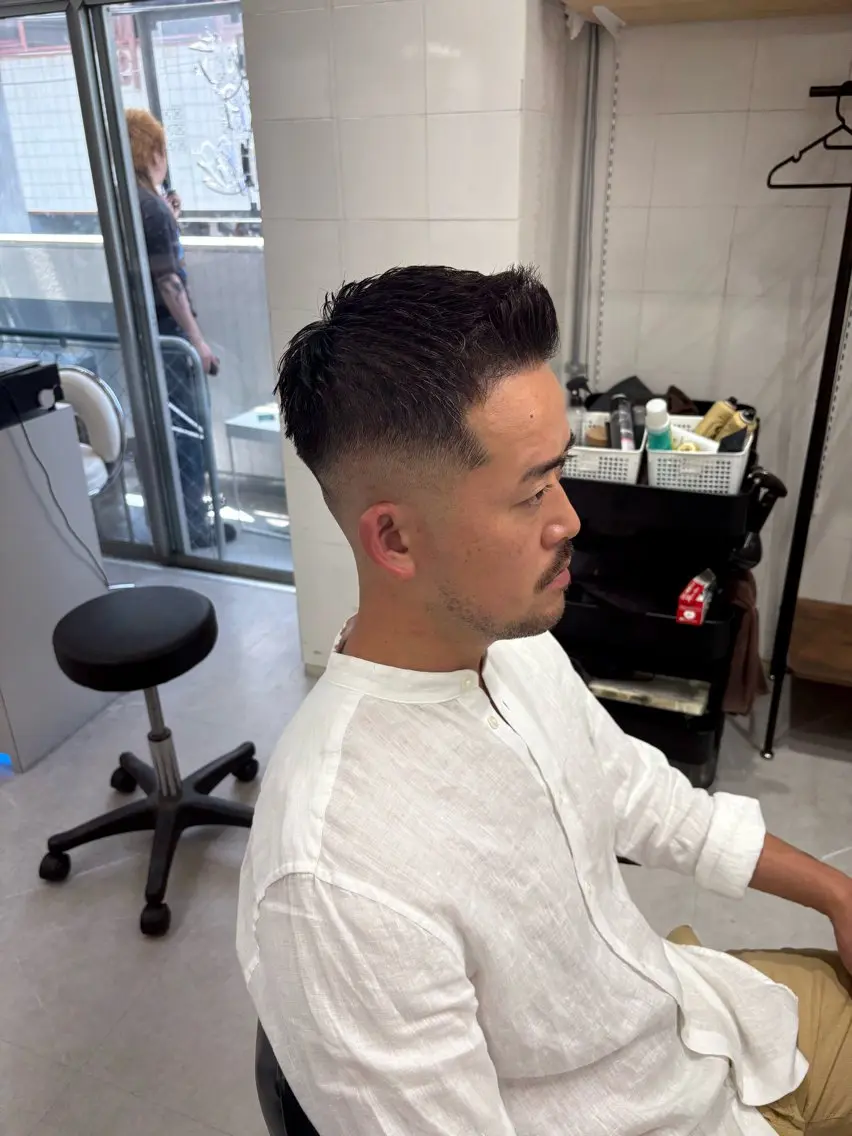 メンズ カット 社会人フェード特化 ／渋谷の雄大のヘアスタイル