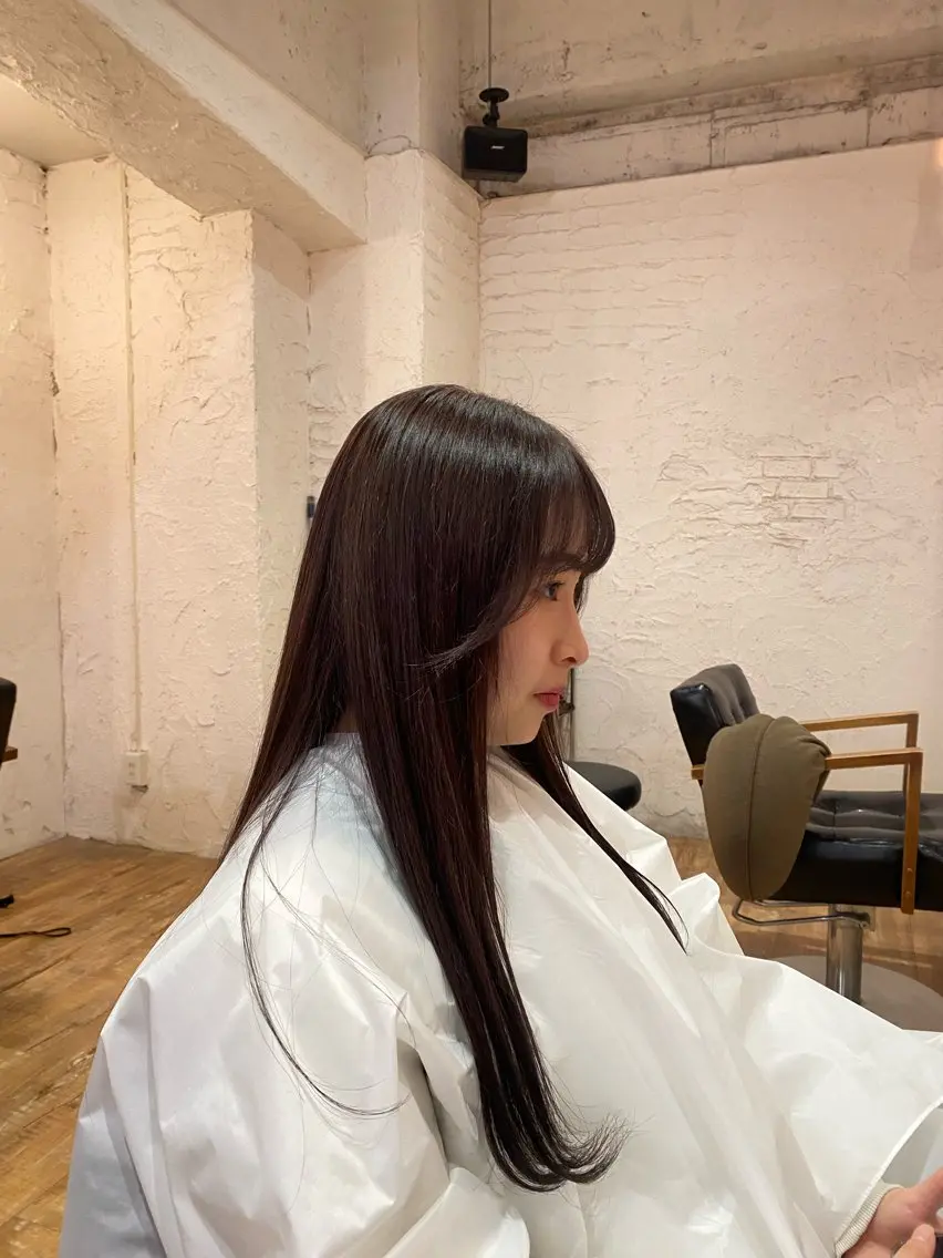 ロング カラー ヘアカラー 遠藤 彩美/暖色系カラーのヘアスタイル